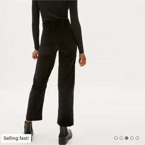 The Corduroy Wide-Leg Pant 4 | Black